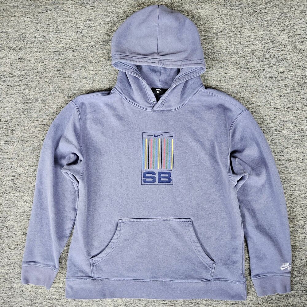 Nike SB Graphic Skate Hoodie DJ0642-482 Midnight Blue Pullover Men’s Large